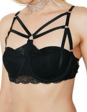 FAF Lingerie. Strappy Underwire Cup Bra. FAF-D333(32), Color: AS SHOWN