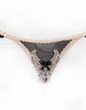 FAF Lingerie. Lace Micro G-String. FAF-D286, Color: AS SHOWN