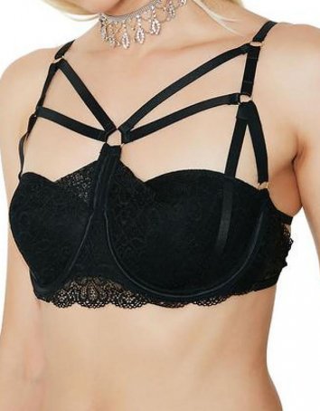 Strappy Underwire Cup Bra